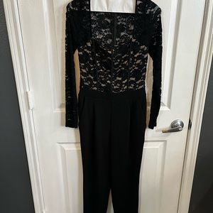 Black Lace Jumpsuit